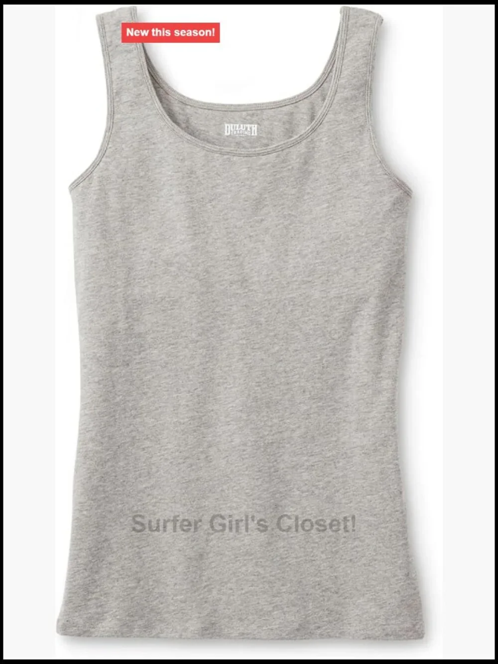 Women's Plus Size Cotton Spandex Tank Top with Built-in Shelf Bra, No-Yank,